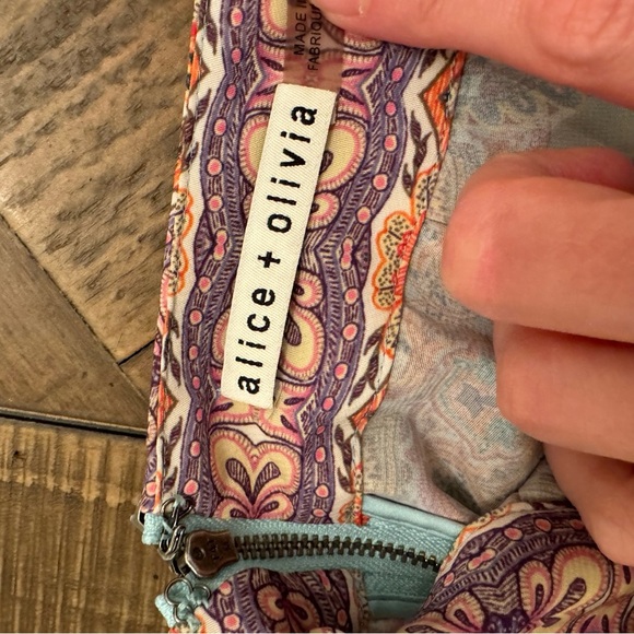 Alice & Olivia Elma High Waisted Wide Leg Pant- Size 6 - Picture 13 of 14